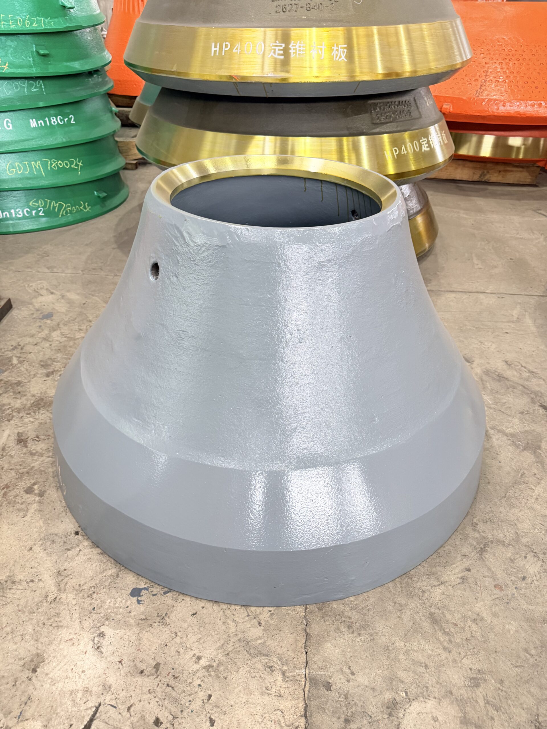 Rolling Mortar Wall Fixed Cone Liners